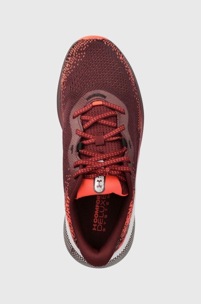 Бігові кросівки Under Armour Hovr Turbulence 2 колір бордовий фото 4