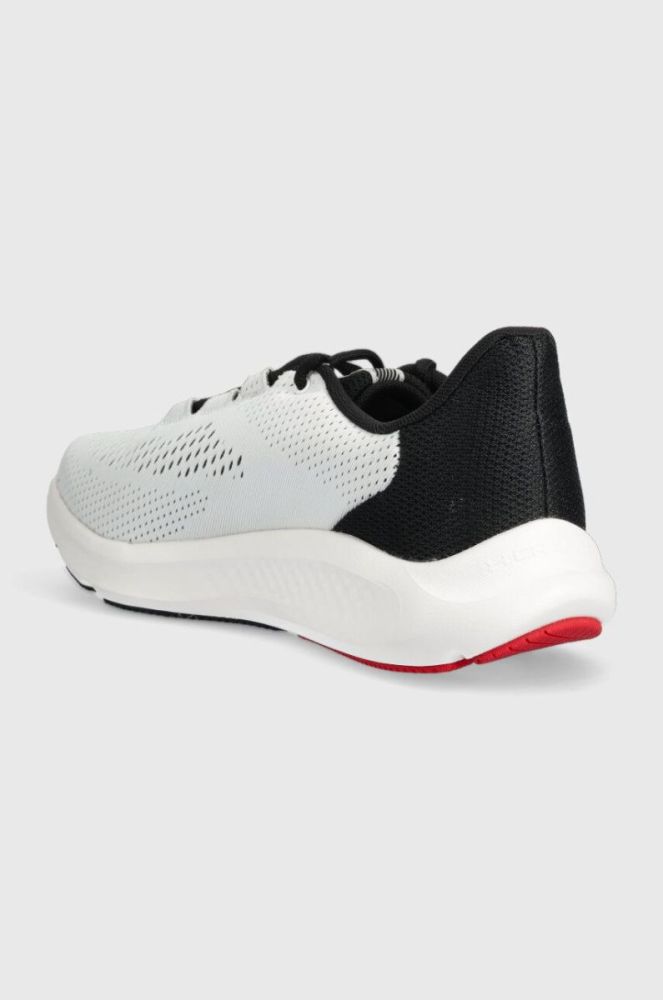 Бігові кросівки Under Armour Charged Pursuit 3 Big Logo колір білий фото 3