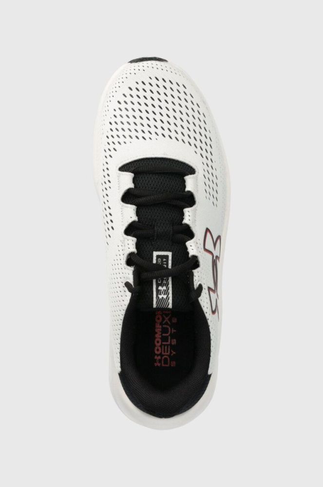 Бігові кросівки Under Armour Charged Pursuit 3 Big Logo колір білий фото 4