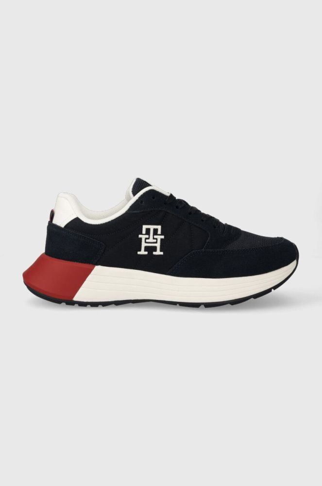 Кросівки Tommy Hilfiger CLASSIC ELEVATED RUNNER MIX колір синій FM0FM04636