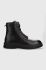 Шкіряні черевики Tommy Hilfiger TH EVERYDAY CLASS TERMO LTH BOOT чоловічі колір чорний FM0FM04658