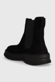 Замшеві черевики Tommy Hilfiger TH EVERYDAY CORE SUEDE CHELSEA чоловічі колір чорний FM0FM04659 Замшеві черевики Tommy Hilfiger TH EVERYDAY CORE SUEDE CHELSEA чоловічі колір чорний FM0FM04659