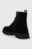 Замшеві кросівки Tommy Hilfiger HILFIGER CORE SUEDE BOOT чоловічі колір чорний FM0FM04674 Замшеві кросівки Tommy Hilfiger HILFIGER CORE SUEDE BOOT чоловічі колір чорний FM0FM04674