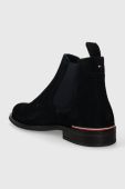 Замшеві черевики Tommy Hilfiger CORE RWB HILFIGER SUEDE CHELSEA чоловічі колір синій FM0FM04757