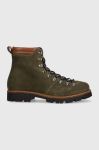 Замшеві черевики Tommy Hilfiger HILFIGER W MIX SUEDE HOOKS BOOT чоловічі колір зелений FM0FM04764 Замшеві черевики Tommy Hilfiger HILFIGER W MIX SUEDE HOOKS BOOT чоловічі колір зелений FM0FM04764