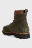Замшеві черевики Tommy Hilfiger HILFIGER W MIX SUEDE HOOKS BOOT чоловічі колір зелений FM0FM04764 Замшеві черевики Tommy Hilfiger HILFIGER W MIX SUEDE HOOKS BOOT чоловічі колір зелений FM0FM04764