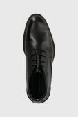 Шкіряні черевики Tommy Hilfiger CORE RWB HILFIGER LTH L BOOT чоловічі колір чорний FM0FM04804
