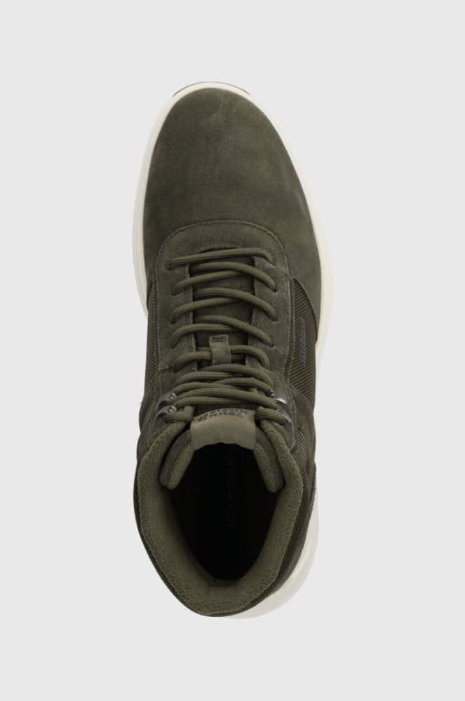 Кросівки Tommy Hilfiger CORE W MIX CORDURA HYBRID BOOT колір зелений FM0FM04807 фото 4
