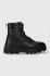Шкіряні черевики Tommy Hilfiger TH ELEVATED CHUNKY W LTH BOOT чоловічі колір чорний FM0FM04808