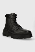 Шкіряні черевики Tommy Hilfiger TH ELEVATED CHUNKY W LTH BOOT чоловічі колір чорний FM0FM04808 Шкіряні черевики Tommy Hilfiger TH ELEVATED CHUNKY W LTH BOOT чоловічі колір чорний FM0FM04808