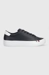 Шкіряні кросівки Tommy Hilfiger MODERN VULC LTH LOW WL колір синій FM0FM04819 Шкіряні кросівки Tommy Hilfiger MODERN VULC LTH LOW WL колір синій FM0FM04819