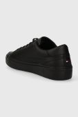 Шкіряні кросівки Tommy Hilfiger MODERN VULC LTH LOW WL колір чорний FM0FM04819