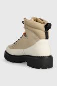 Шкіряні черевики Tommy Jeans TJM BOOT HIKER чоловічі колір бежевий EM0EM01252