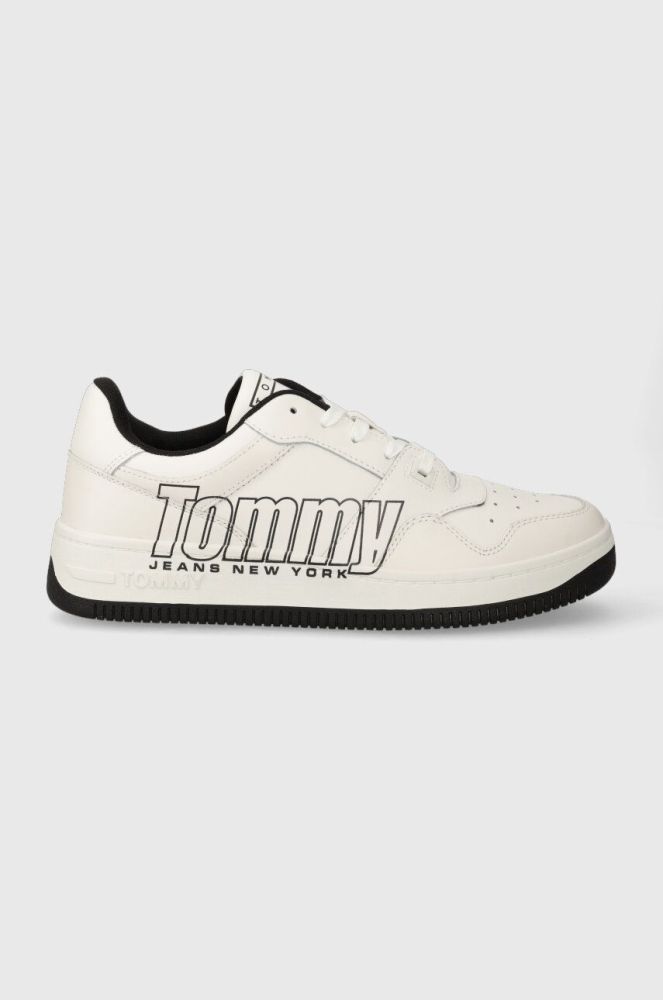 Кросівки Tommy Jeans TJM BASKET LOGO колір білий EM0EM01257