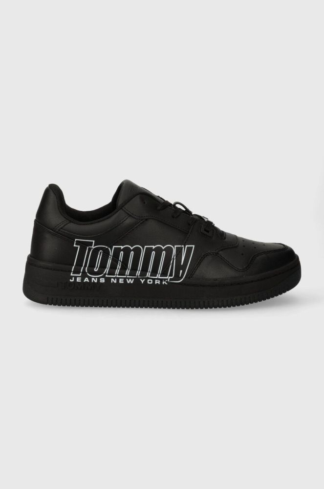 Кросівки Tommy Jeans TJM BASKET LOGO колір чорний EM0EM01257