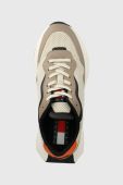 Кросівки Tommy Jeans TJM RUNNER MIX MATERIAL колір бежевий EM0EM01259