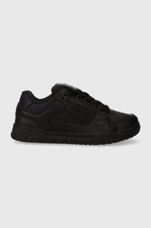 Кросівки Tommy Jeans TJM LEATHER SKATER TONGUE колір чорний EM0EM01260