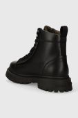 Шкіряні черевики Tommy Jeans TJM WARM LINING BOOT чоловічі колір чорний EM0EM01274 Шкіряні черевики Tommy Jeans TJM WARM LINING BOOT чоловічі колір чорний EM0EM01274