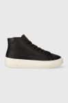 Шкіряні кросівки Tommy Jeans TJM LEATHER OUTSOLE MID колір чорний EM0EM01330 Шкіряні кросівки Tommy Jeans TJM LEATHER OUTSOLE MID колір чорний EM0EM01330