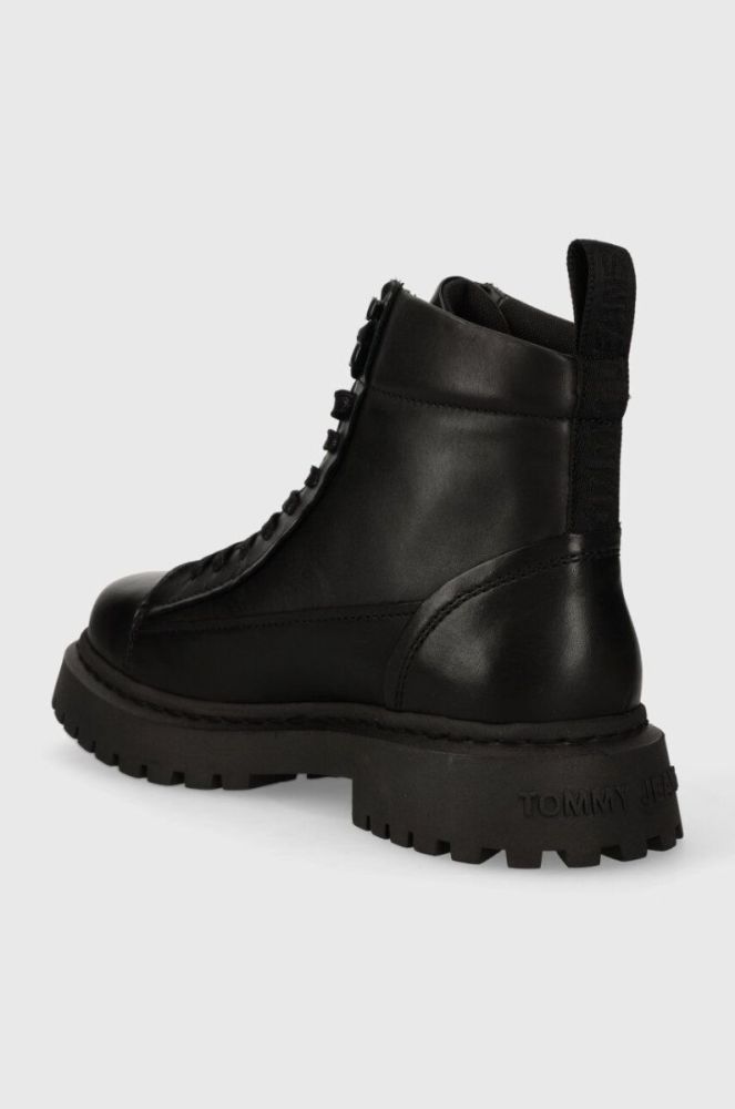 Черевики Tommy Jeans TJM LACE UP BOOT чоловічі колір чорний EM0EM01363 фото 3