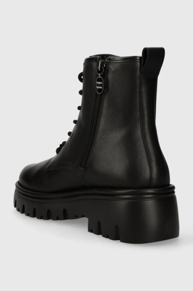 Шкіряні черевики Karl Lagerfeld KOMBAT KC чоловічі колір чорний KL15350 фото 3
