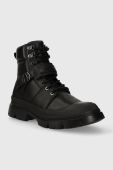 Шкіряні черевики Karl Lagerfeld TREKKA MENS KC чоловічі колір чорний KL25256F Шкіряні черевики Karl Lagerfeld TREKKA MENS KC чоловічі колір чорний KL25256F