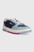 Шкіряні кросівки Karl Lagerfeld KREW KL колір синій KL53020