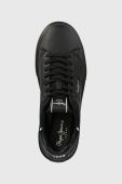 Шкіряні кросівки Pepe Jeans EATON BASIC колір чорний PMS30981 (3436184)