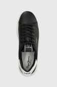 Шкіряні кросівки Pepe Jeans EATON BASIC колір чорний PMS30981 (3436138)