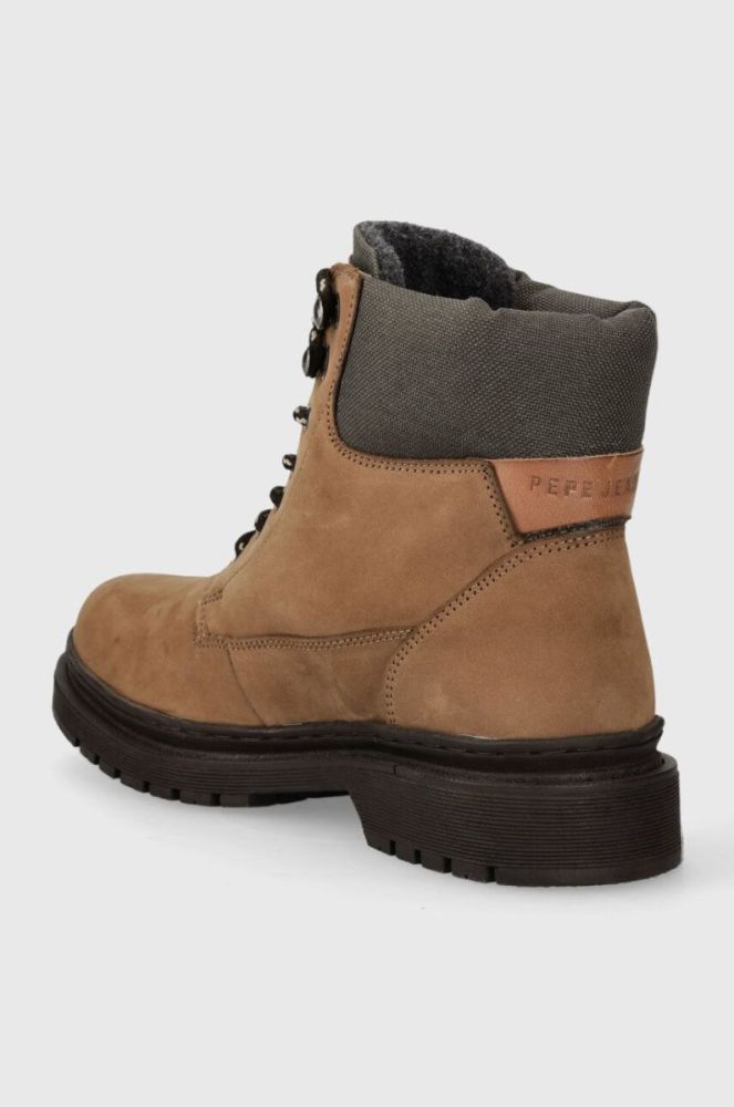 Замшеві черевики Pepe Jeans HARRY BOOT чоловічі колір коричневий PMS50236 фото 3