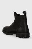 Шкіряні черевики Pepe Jeans LOGAN CHELSEA чоловічі колір чорний PMS50238 Шкіряні черевики Pepe Jeans LOGAN CHELSEA чоловічі колір чорний PMS50238