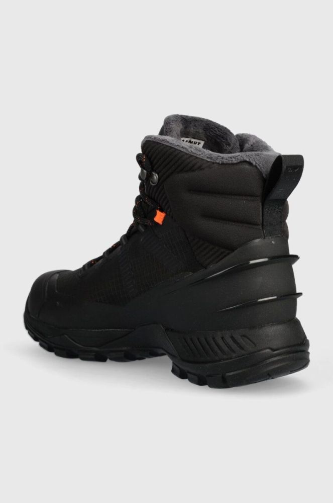 Черевики Mammut Blackfin III Mid DT чоловічі колір чорний злегка утеплена фото 3