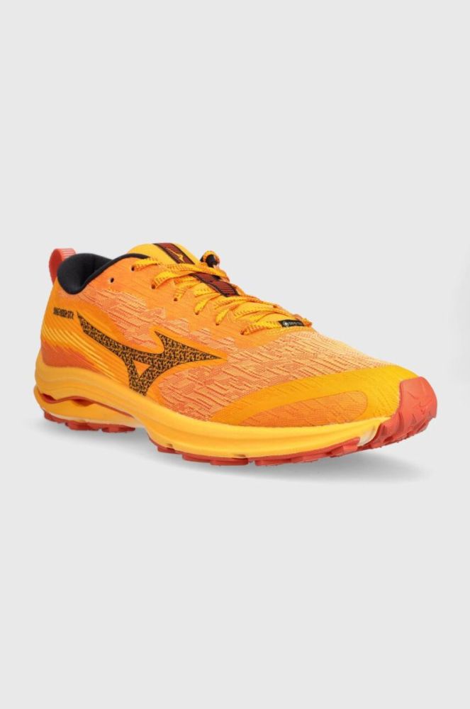 Бігові кросівки Mizuno Wave Rider GTX колір помаранчевий фото 2