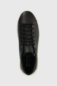 Шкіряні кросівки BOSS Clint колір чорний 50502892