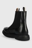 Шкіряні черевики BOSS Jacob чоловічі колір чорний 50503672