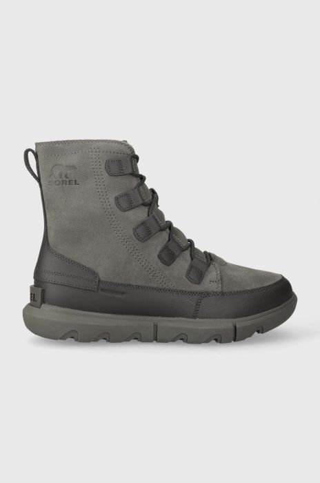 Шкіряні черевики Sorel EXPLORER NEXT BOOT WP 10 чоловічі колір сірий 2058921052 Шкіряні черевики Sorel EXPLORER NEXT BOOT WP 10 чоловічі колір сірий 2058921052