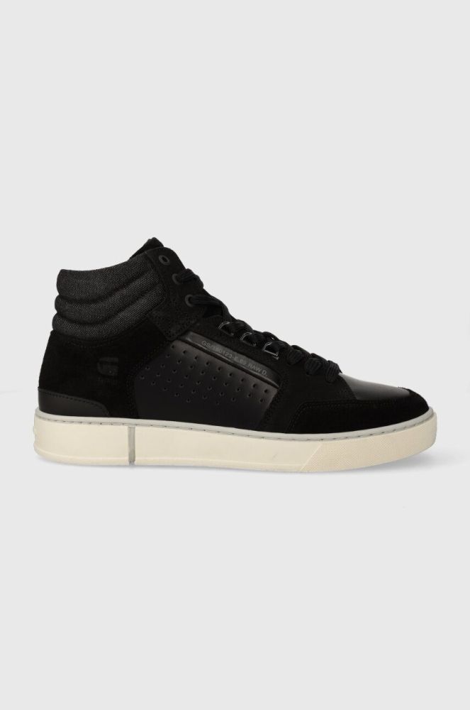 Кросівки G-Star Raw RAVOND II MID LEA колір чорний 2342005714.BLK