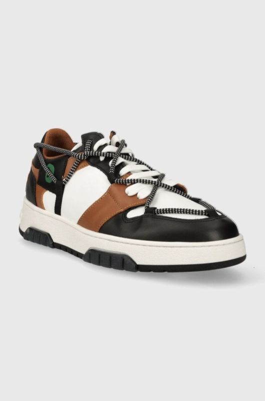 Шкіряні кросівки Off Play SORRENTO колір коричневий SORRENTO 1 WHITE BLACK COGNAC GREEN фото 2