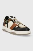 Шкіряні кросівки Off Play SORRENTO колір коричневий SORRENTO 1 BROWN SHELL COGNAC LOW TOP фото 2