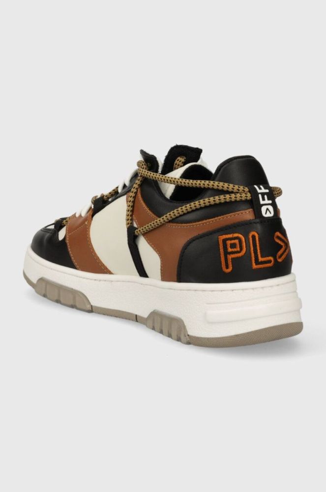 Шкіряні кросівки Off Play SORRENTO колір коричневий SORRENTO 1 BROWN SHELL COGNAC LOW TOP фото 3