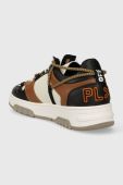 Шкіряні кросівки Off Play SORRENTO колір коричневий SORRENTO 1 BROWN SHELL COGNAC LOW TOP фото 3