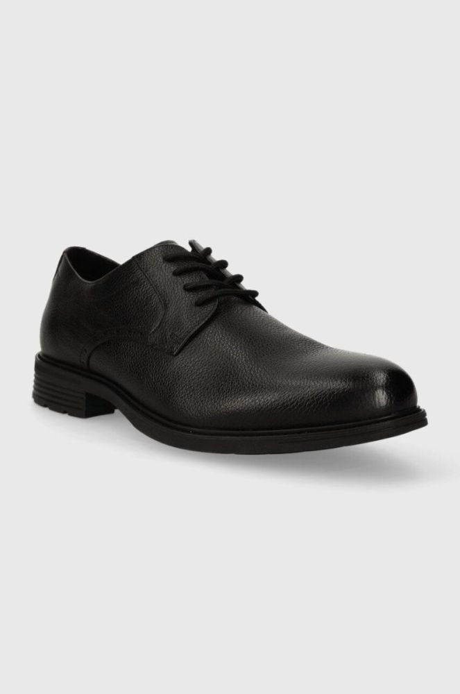Шкіряні туфлі Aldo 13665186 NOBEL 004 чоловічі колір чорний фото 2