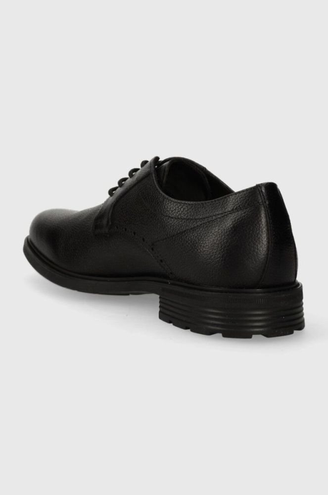 Шкіряні туфлі Aldo 13665186 NOBEL 004 чоловічі колір чорний фото 3
