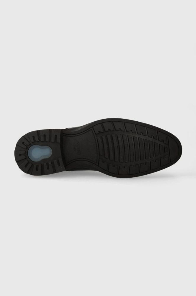 Шкіряні туфлі Aldo 13665186 NOBEL 004 чоловічі колір чорний фото 5