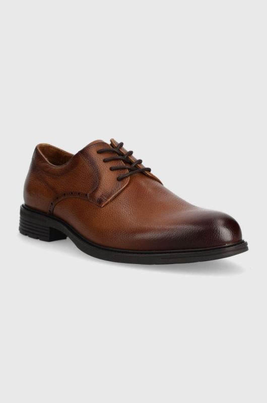 Шкіряні туфлі Aldo 13665185 NOBEL 240 чоловічі колір коричневий фото 2
