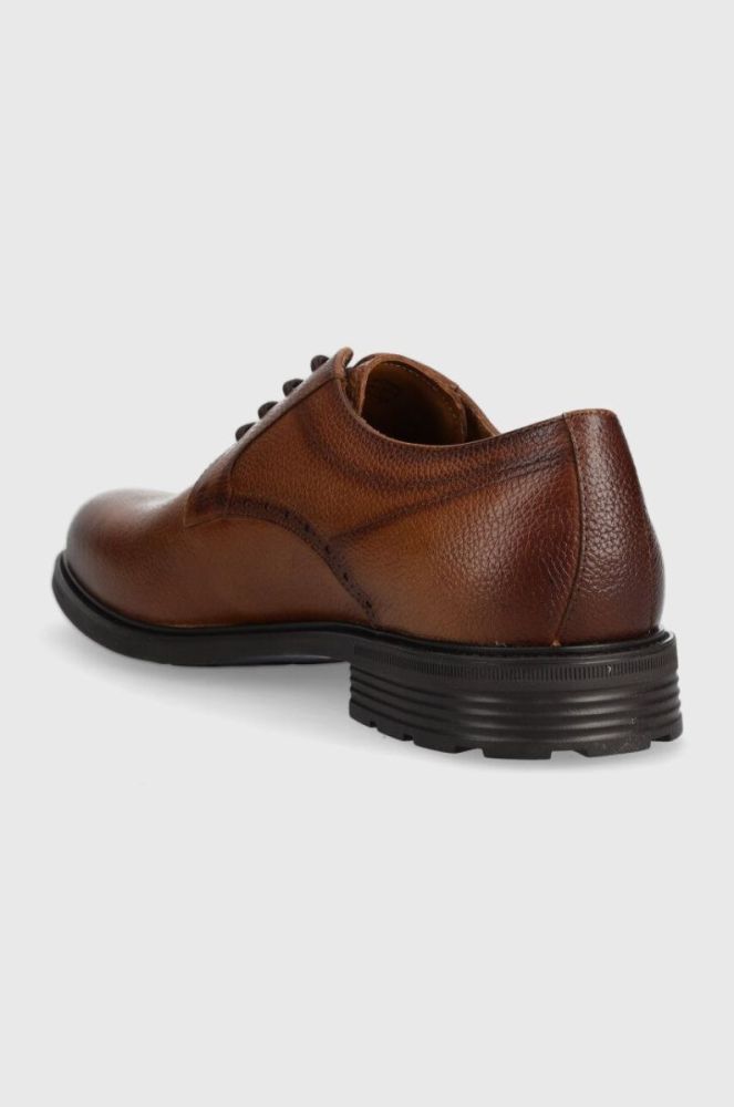 Шкіряні туфлі Aldo 13665185 NOBEL 240 чоловічі колір коричневий фото 3