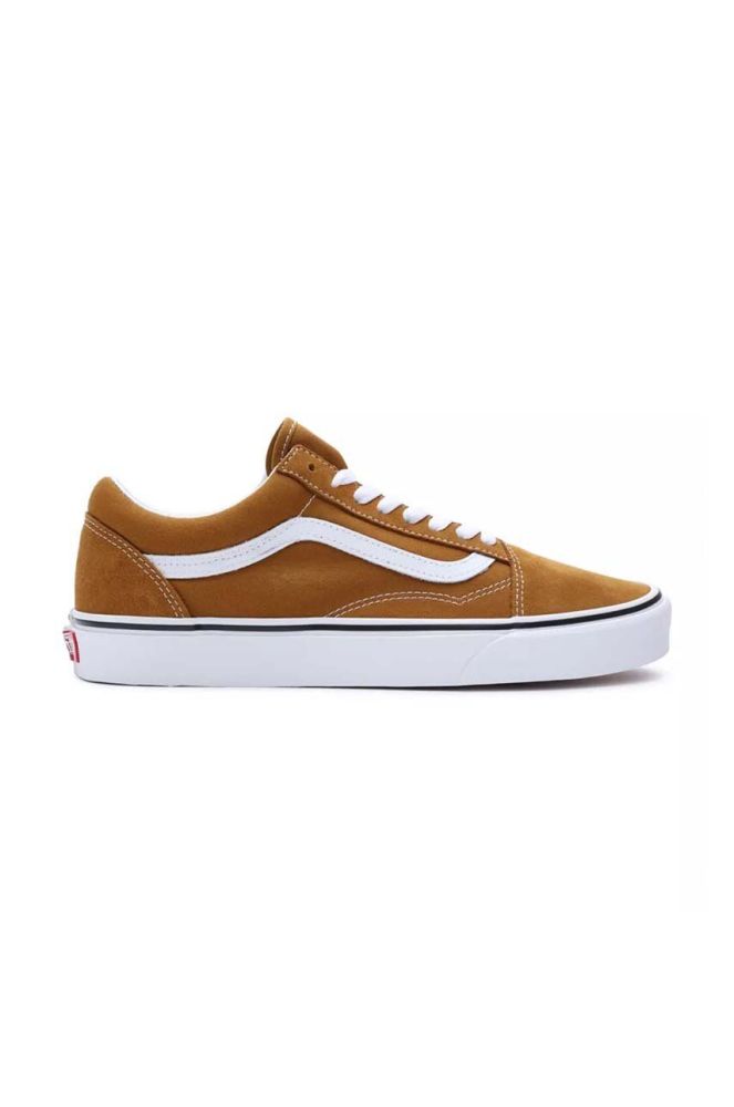 Замшеві кеди Vans Old Skool колір коричневий VN0005UF1M71