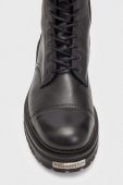 Шкіряні черевики AllSaints Hank чоловічі колір чорний MZ0041A