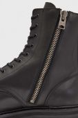 Шкіряні черевики AllSaints Hank чоловічі колір чорний MZ0041A
