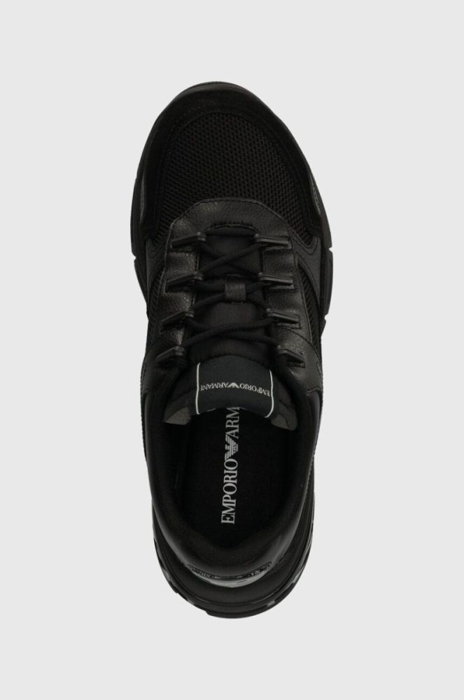 Кросівки Emporio Armani колір чорний X4X625 XR087 T624 фото 4